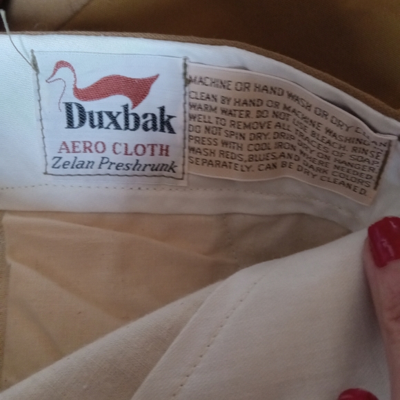 Men's Duxbak hunting/shooting/fishing field canvas outdoor pants nwt 34R - Picture 8 of 9